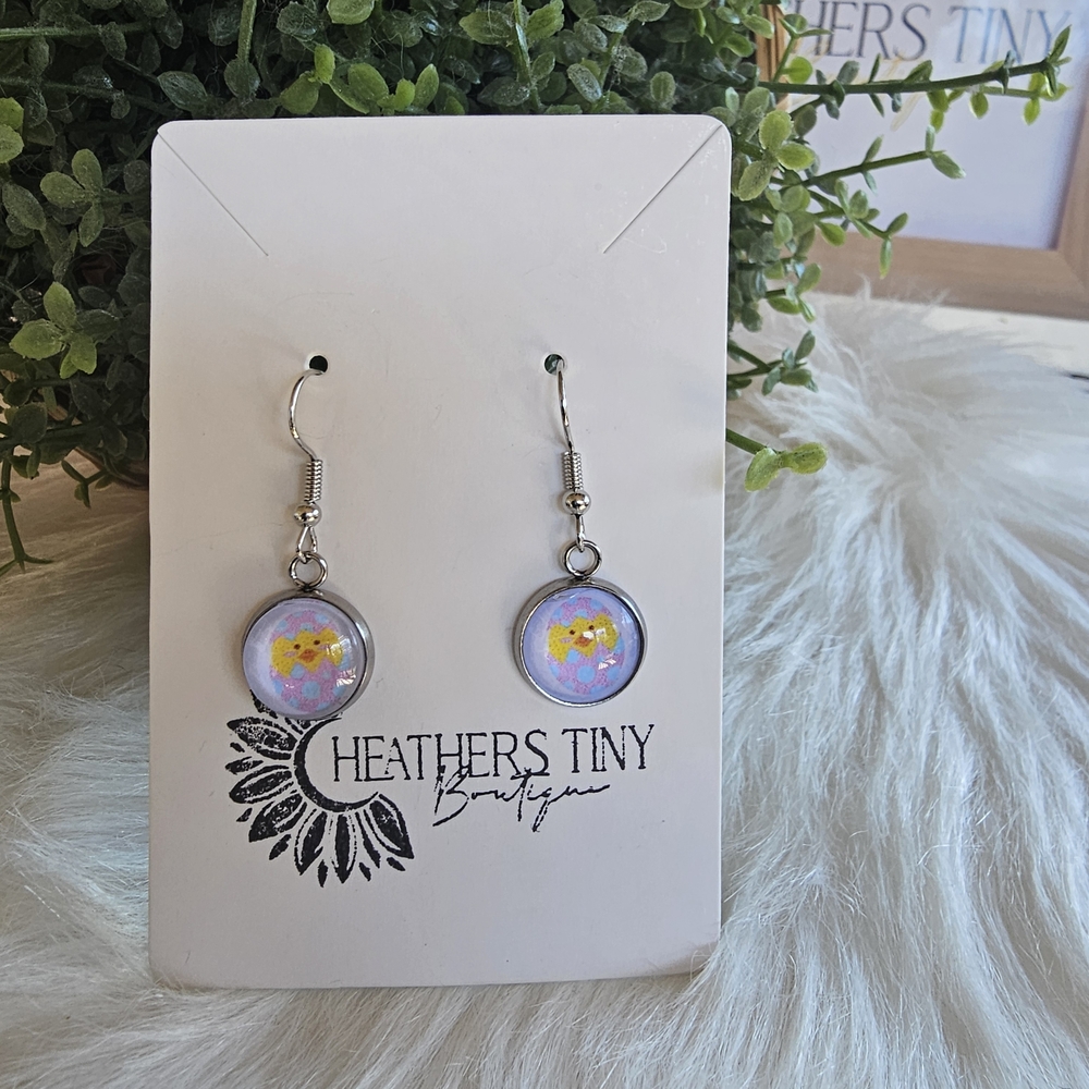 Heathers Tiny Boutique Silver Earrings